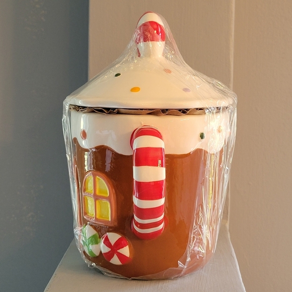 NEW Mr. Christmas Gingerbread House Mug with Lid 23 Oz Festive - Picture 3 of 6